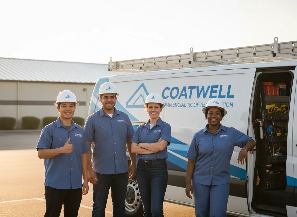Commercial roof coating company in Pacific, WA